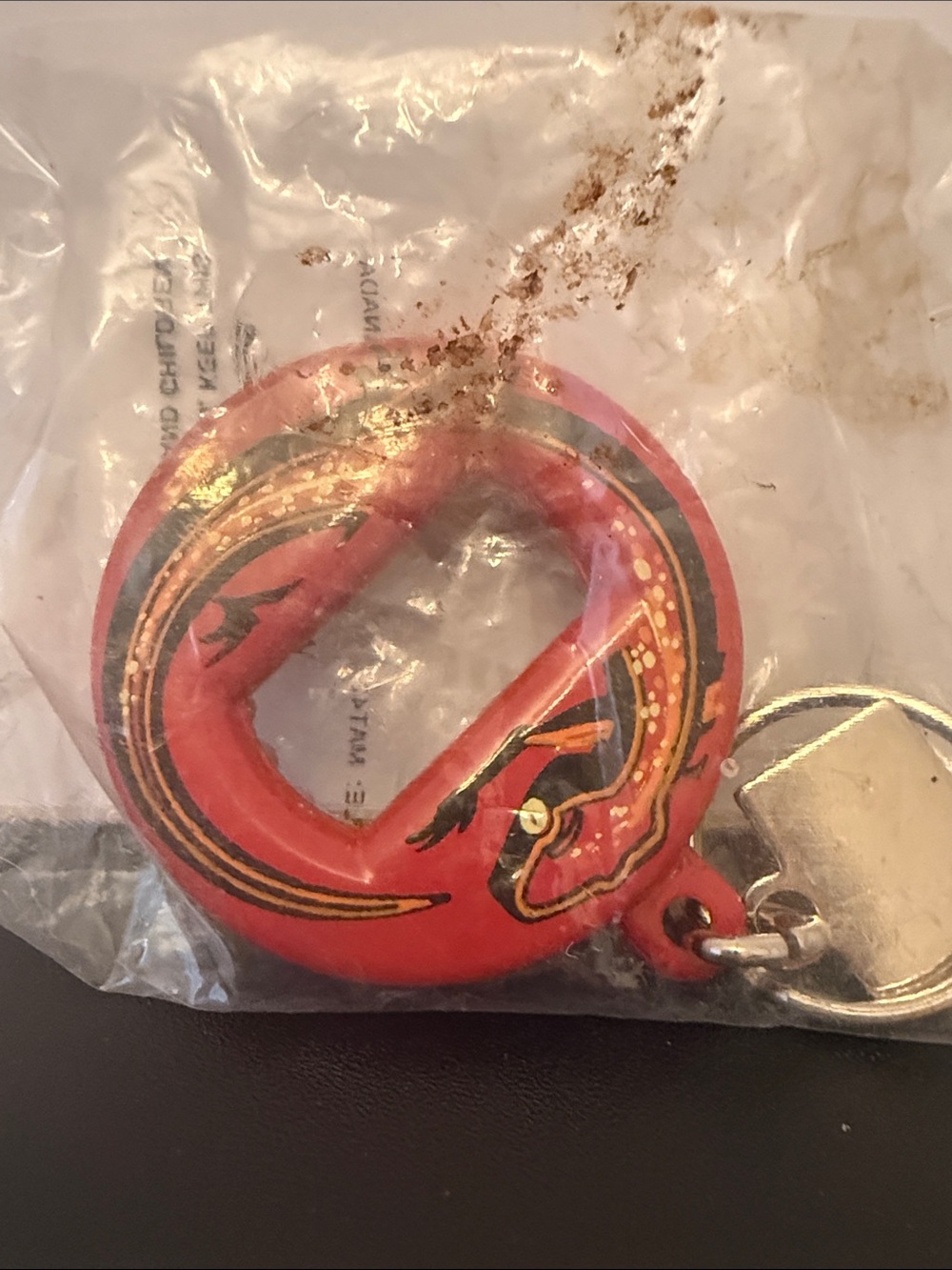 Vintage Marlboro Adventure Team Red Lizard Beverage Key Chain